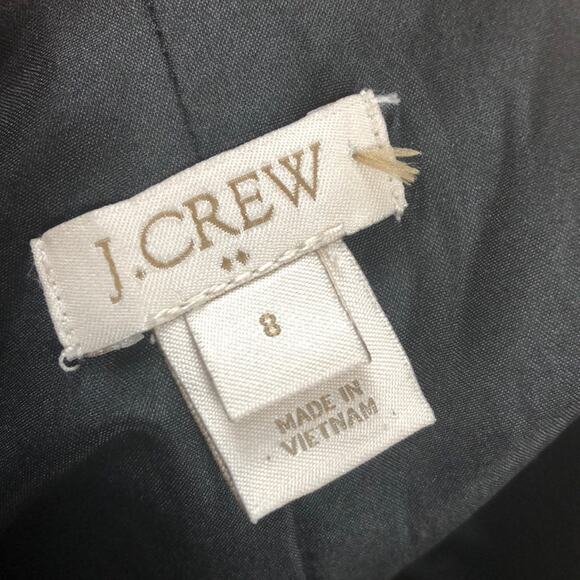 🆕 J. Crew Women's Gold Black Metallic Dot Jacquard V-Neck Dress Size 8 - Picture 5 of 6